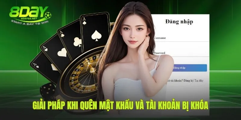 Xử lý sự cố đăng nhập 8Day như quên mật khẩu tài khoản